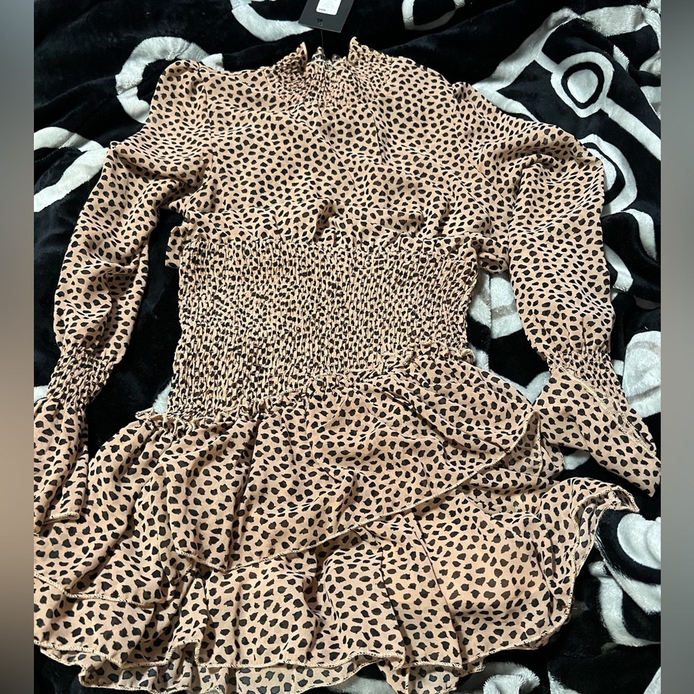 NWT fashion nova leopard print dress